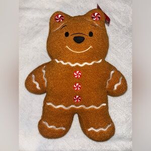 🌻 NWT Pooh bear shaped gingerbread Bear Plush